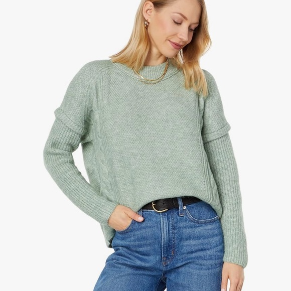 Madewell Sweaters - Madewell Kiawah Cable Crew Neck Sweater